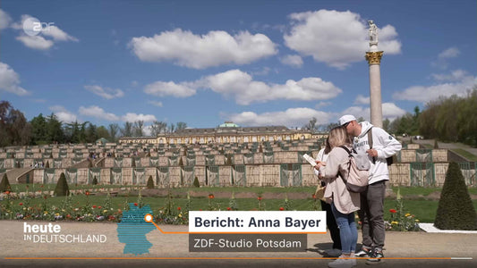 Wir waren im ZDF! – Behind the Scenes vom Drehtag in Sanssouci Potsdam, Mai 2026