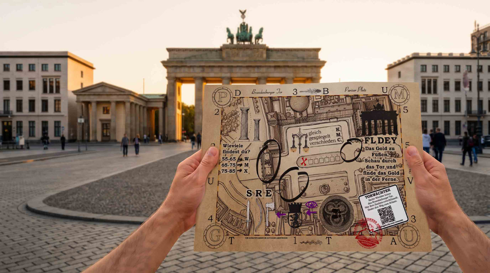 Schatzkarte Berlin – Brandenburger Tor - Torwächter