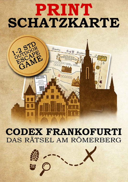 Schatzkarte - Frankfurt a.M. - Print