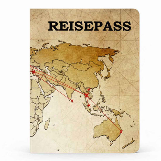 Schatztagebuch Reisepass Hülle