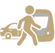 Transport je nach Paket