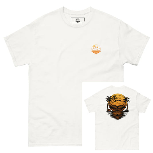 Schatztagebuch Unisex Abenteuer-Shirt – „Sunset Treasure“ Edition